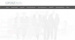 Desktop Screenshot of concept-recruitment.de