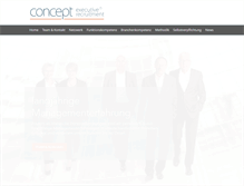 Tablet Screenshot of concept-recruitment.de